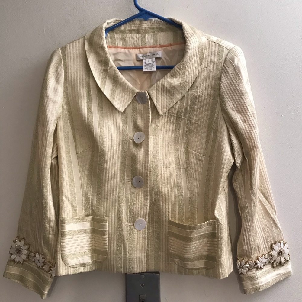 SUNNY CHOI JACKET SILK BLEND SIZE 2